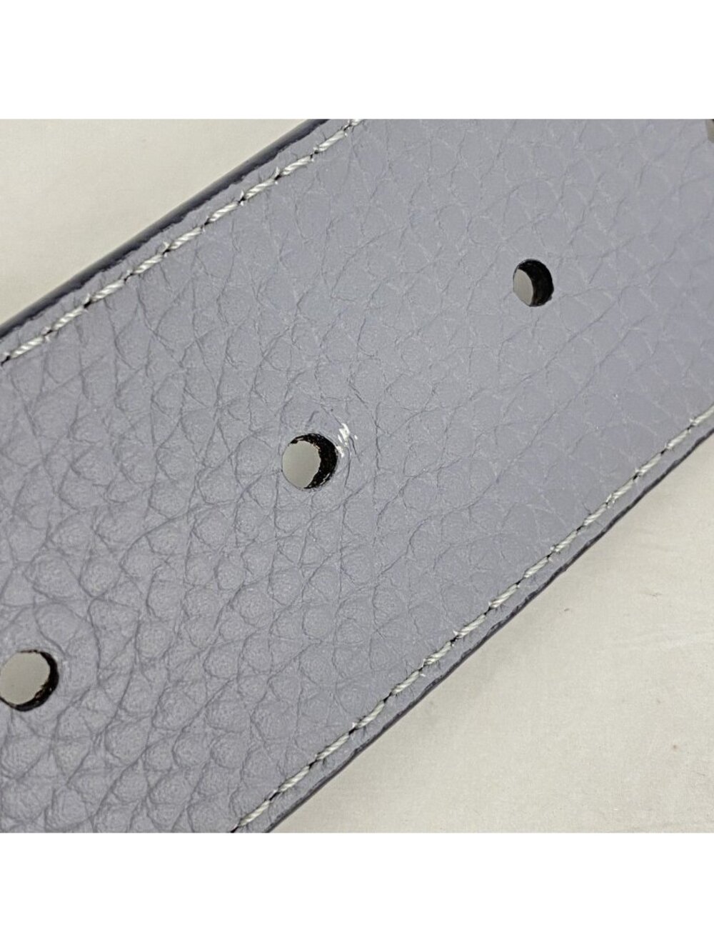 Louis Vuitton Belt Taurillon LV Initial 40 mm Reversible Navy Gray - Picture 4 of 6